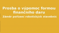 Robotika - prosba o finanční dar
